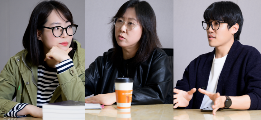 (좌측부터) 이수연, 공영민, 남기웅 연구원