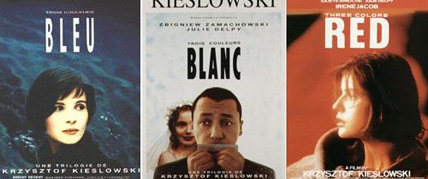 키에슬로프스키(Kieslowski)의 ‘세 가지 색’ 대표 이미지